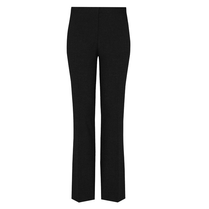 GIRLS SLIM LEG TROUSER - BLACK 