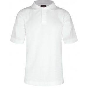 White Polo Shirt, Polos and T-Shirts, PE Polos and T-Shirts, Park School (For Girls), Parkhill Juniors, Seven Kings High School, Sir John Heron, Woodford County High School