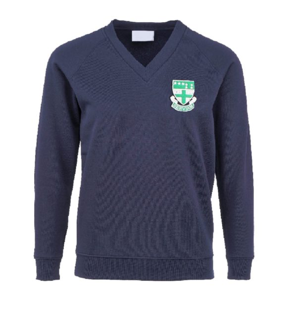 URSULINE PREP V-NECK SWEAT, Ursuline Preparatory Ilford