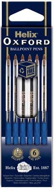 Oxford Ballpoint Pens - BLUE, Pens & Pencils