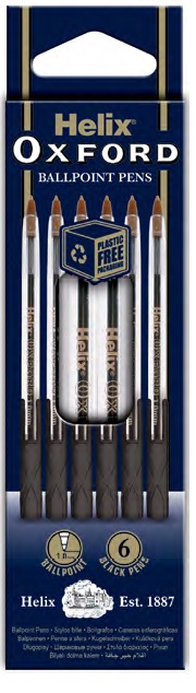 Oxford Ballpoint Pens - BLACK, Pens & Pencils