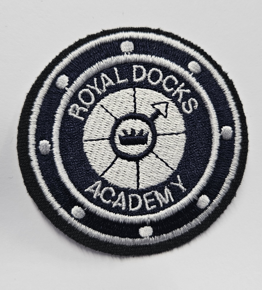 BLAZER BADGE - ROYAL DOCKS, Royal Docks Academy