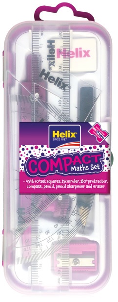 COMPACT MATHS SET - PUPLE, Maths Sets & Calculators