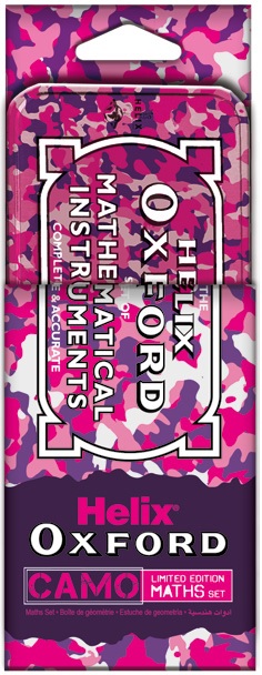 CAMO MATHS SET - PINK, Maths Sets & Calculators