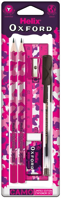 CAMO STUDENT SET - PINK, Maths Sets & Calculators