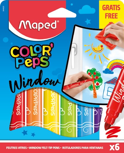 WINDOW COLOUR FELT PENS, Colouring