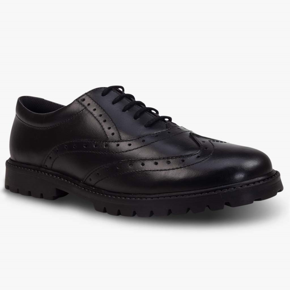 SOPHIA - Leather Brogue With Chunky Sole (Girls), Girls Shoes
