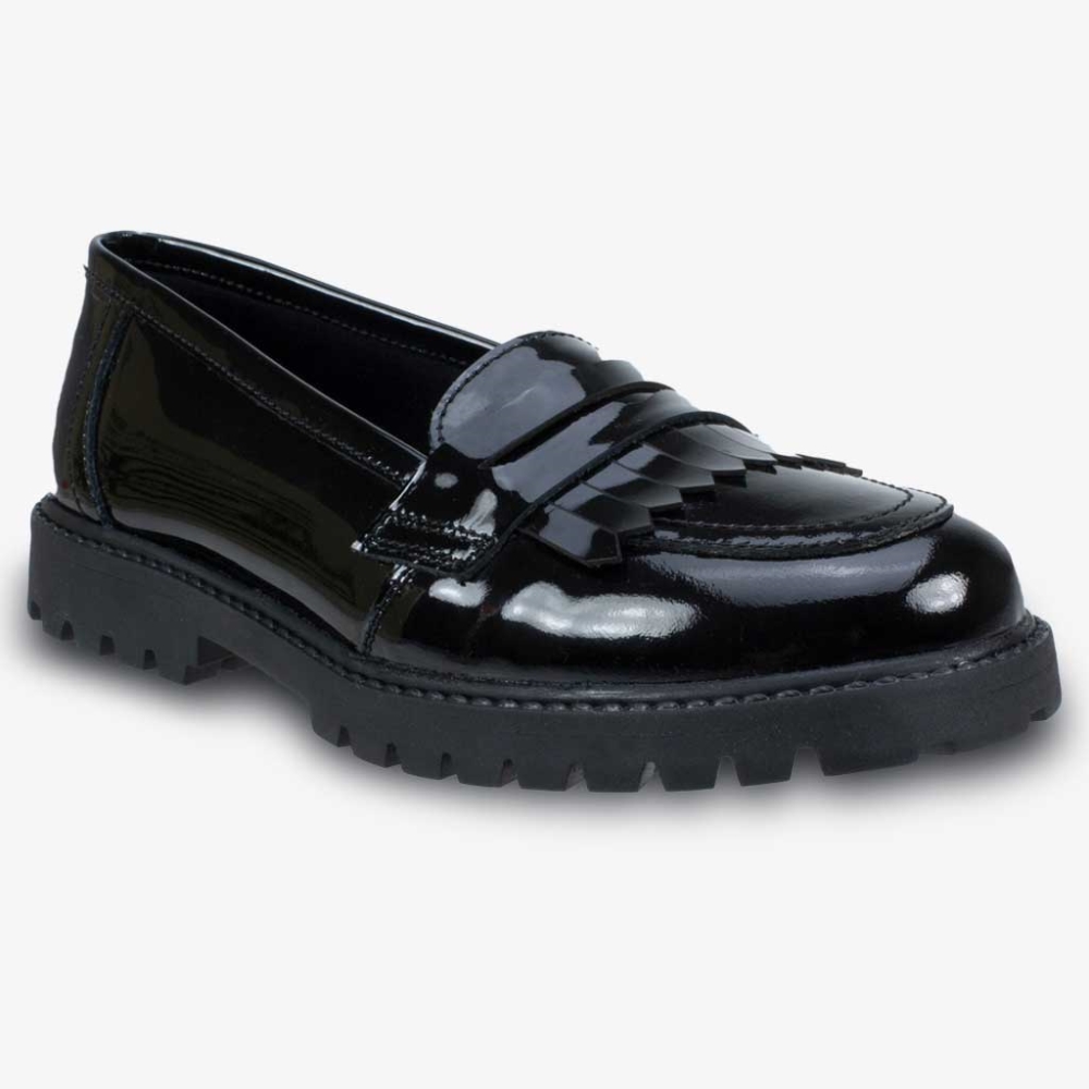 WILLOW - Patent Black Shoes (Girls), Girls Shoes