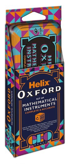 OXFORD GEO MATHS SET ORANGE, Maths Sets & Calculators