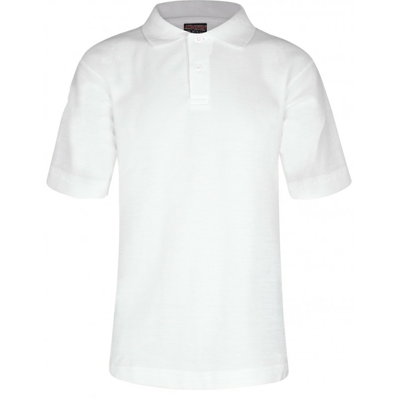 White Polo Shirt, Polos and T-Shirts, PE Polos and T-Shirts, Park School (For Girls), Parkhill Juniors, Seven Kings High School, Sir John Heron, Woodford County High School