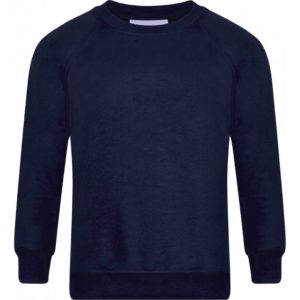 C- NECK SWEATSHIRT - NAVY, Sweatshirts and Jogging Bottoms, Seven Kings Primary School, Sir John Heron