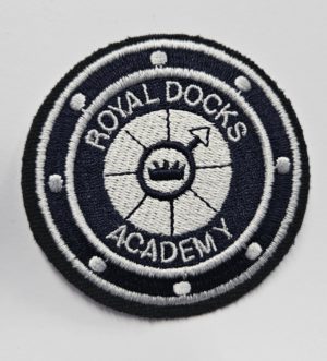 BLAZER BADGE - IRON ON, Royal Docks Academy