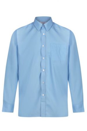Boys Shirt - Sky- Long Sleeve (Twin Pack), Boys Shirts, St Augustine's Primary School, St Aidan's Catholic Primary Academy, Seven Kings High School