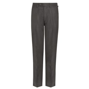 BOYS ELASTIC TROUSERS - CHARCOAL, Senior Trousers, Ilford County High, Seven Kings High School