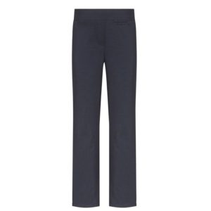GIRLS SLIM FIT TROUSERS - NAVY, Junior