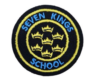 BLAZER BADGE - IRON ON, Seven Kings High School