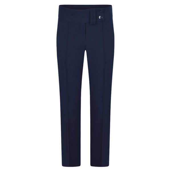GIRLS 2 BUTTON TROUSERS - NAVY, Senior, Seven Kings High School, Palmer Catholic Academy, Valentines High School, Woodford County High School