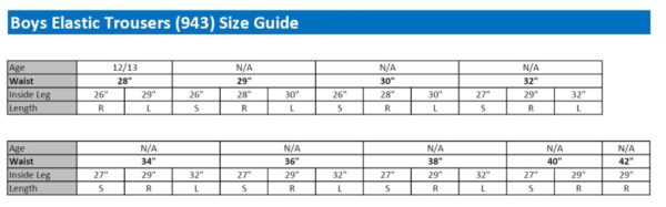 BOYS ELASTIC TROUSERS - BLACK, Caterham High School, Ilford County High, Senior Trousers, Royal Docks Academy, Leventhorpe, Oaks Park High School, Read Academy, St Bonaventure's, Stratford Academy, Palmer Catholic Academy, Valentines High School, Woodbridge High School