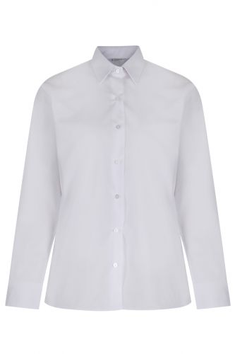 Girls Blouse - White - Long Sleeve (Twin Pack), Girls Blouses, Royal Docks Academy, St Augustine's Primary School, Leventhorpe, Caterham High School, Newbury Park Primary School, Oaks Park High School, St Bedes Primary School, St Winefrides, Stratford Academy, Palmer Catholic Academy, Valentines High School, Woodbridge High School, Woodlands Primary School