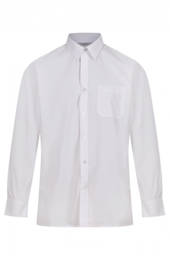 Boys Shirt - White - Long Sleeve (Twin Pack), Boys Shirts, Royal Docks Academy, St Augustine's Primary School, Leventhorpe, Caterham High School, Ilford County High, King Solomon, Newbury Park Primary School, Oaks Park High School, Read Academy, Sir John Heron, St Bedes Primary School, St Bonaventure's, St Winefrides, Stratford Academy, Palmer Catholic Academy, Valentines High School, Woodbridge High School, Woodlands Primary School