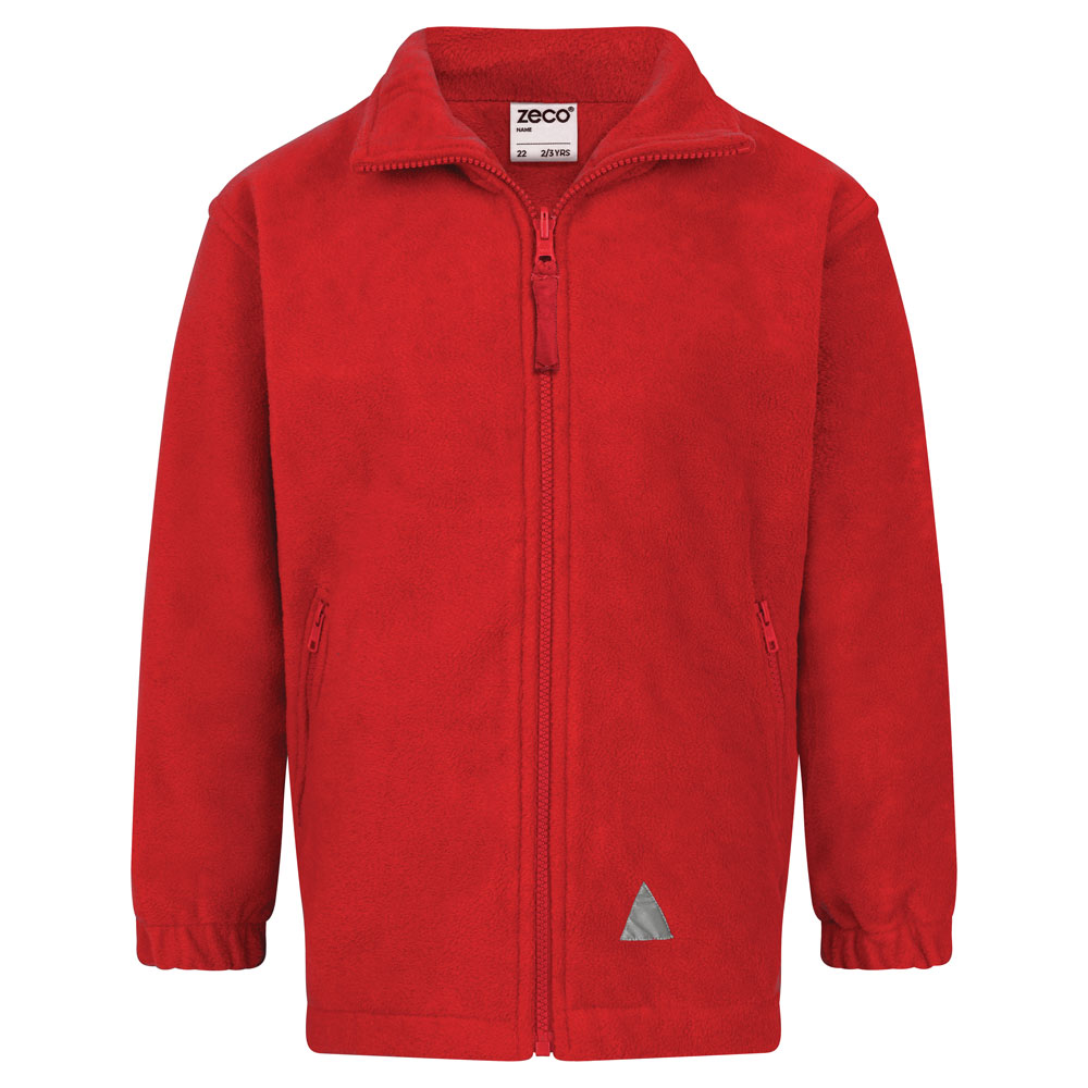 FLEECE - RED, Coats, Jackets and Fleeces
