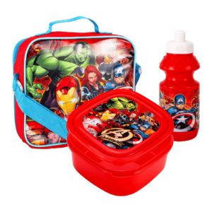 Avengers 3 Piece Lunch Bag Set, Kids