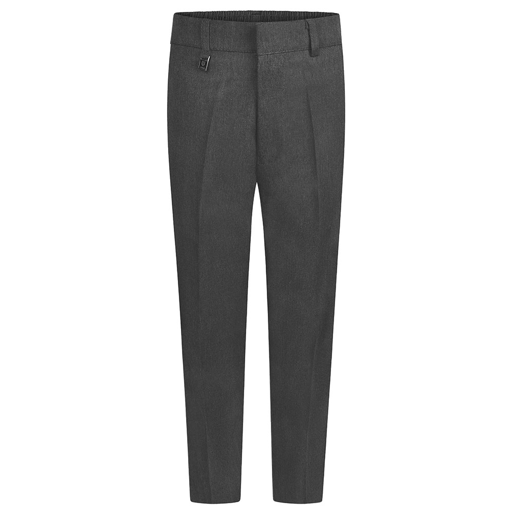 BOYS SLIM FIT TROUSERS - GREY, Junior Trousers, St Augustine's Primary School, St Aidan's Catholic Primary Academy, Christchurch Primary School, Little Heath, Newbury Park Primary School, Parkhill Infants, Parkhill Juniors, Read Academy, Redbridge Primary School, Sir John Heron, St Bedes Primary School