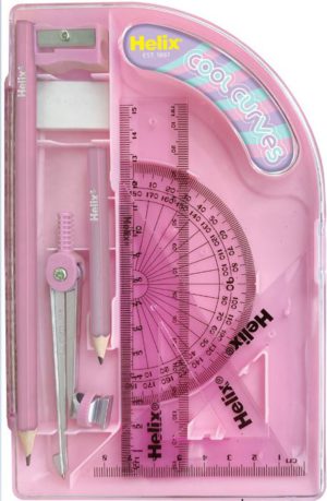 COOL CURVES MATHS SET, Maths Sets & Calculators