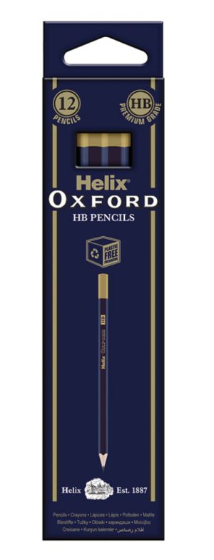 OXFORD HB DIPPED PENCILS X 12, Pens & Pencils
