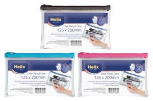 CLEAR PENCIL CASE SMALL, Pencil Cases & Rulers