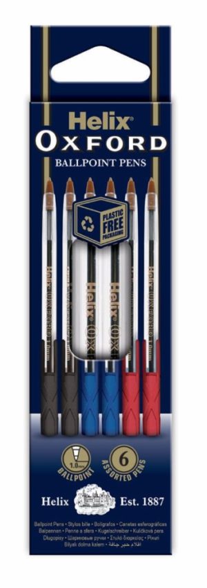 BALL POINT PEN x6 ASSORTED, Pens & Pencils