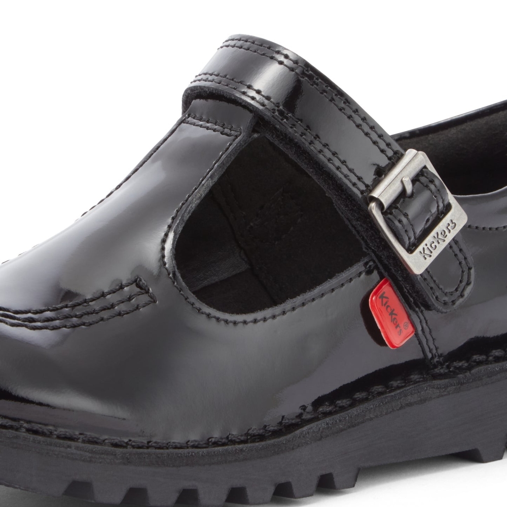 KICKERS T-BAR PATENT, Kickers